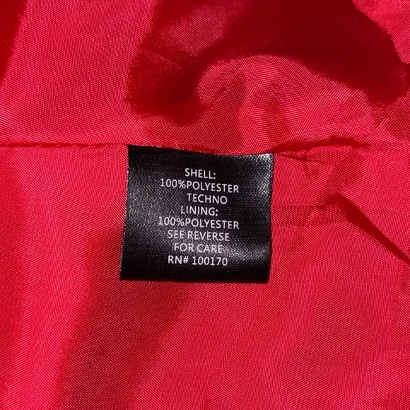 Sandro Studio Red Button Up Ruffle Rain Jacket
Size small - Picture 7 of 7